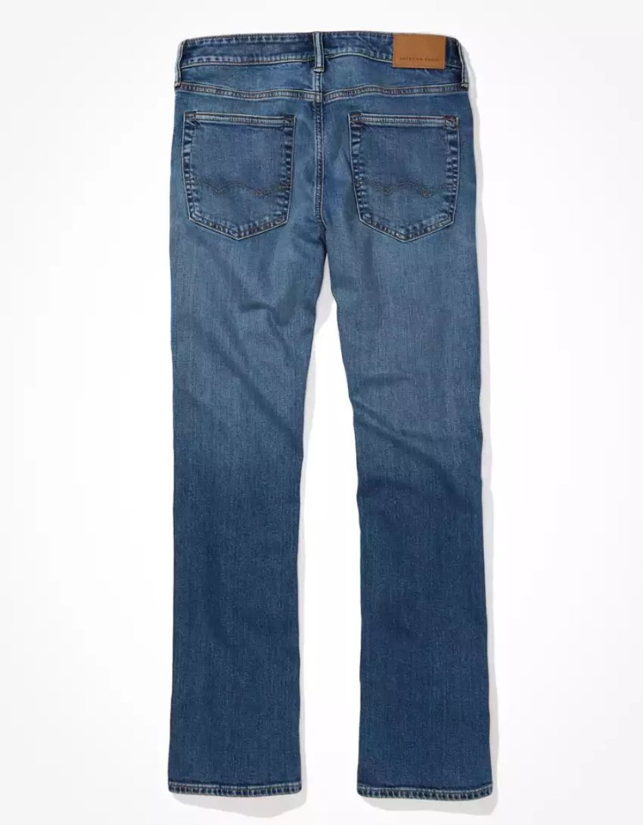 Jean American Eagle AE AirFlexOriginal Bootcut Bleu Homme | TZE-43731307